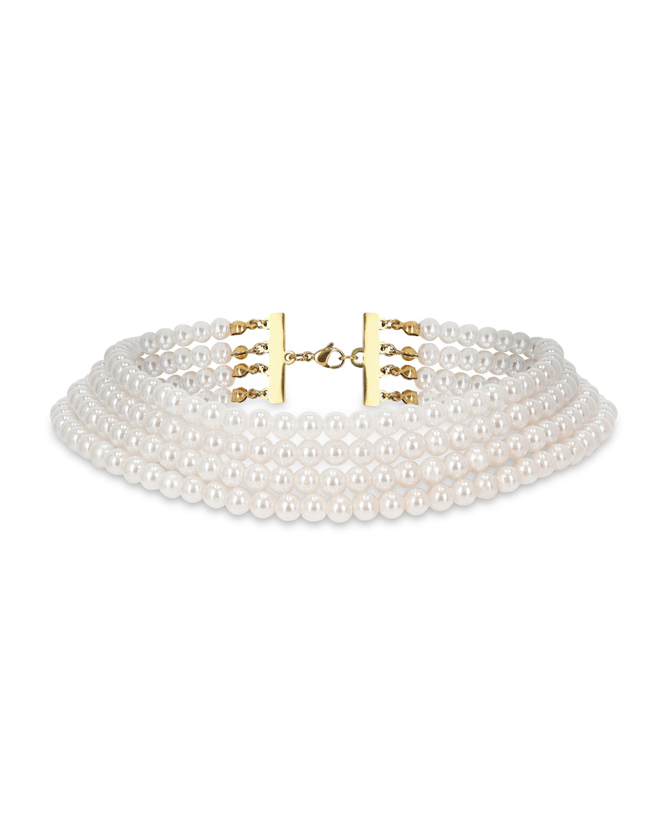 Classic Layered Choker – Zaana Jewelry