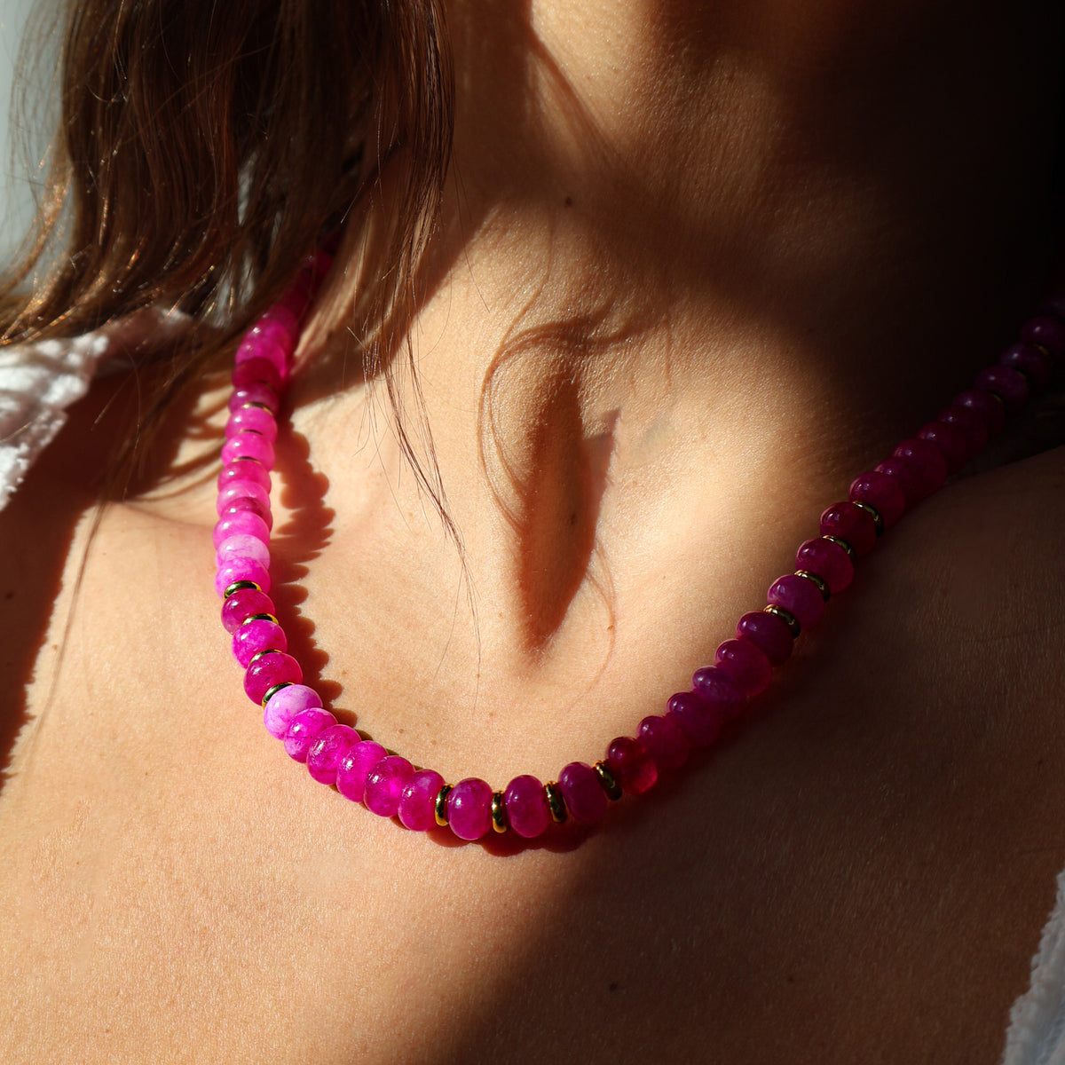 Electric Bead Necklace