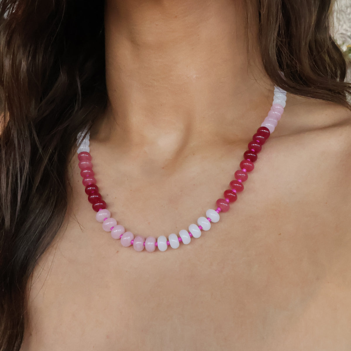 Electric Bead Necklace