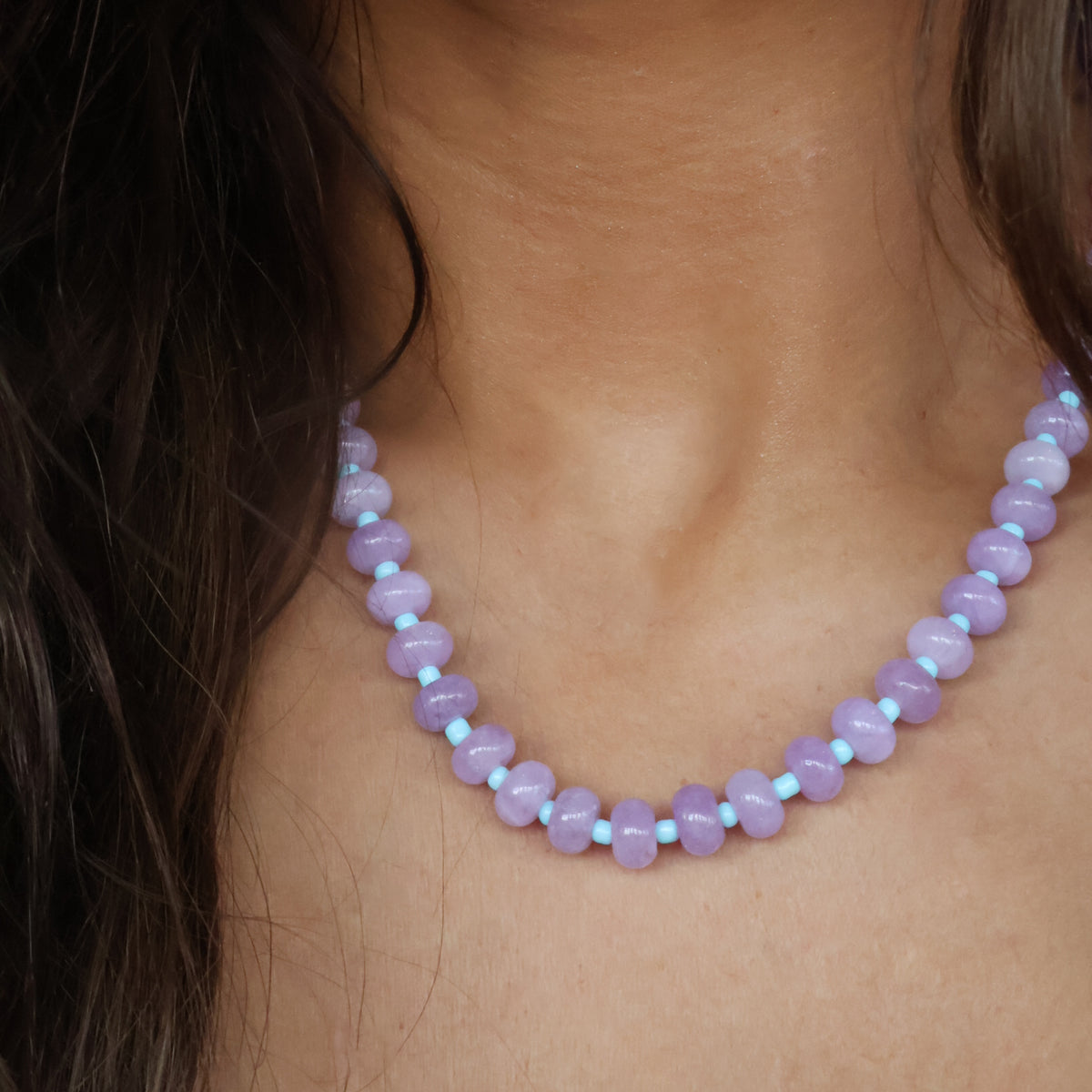 Electric Bead Necklace