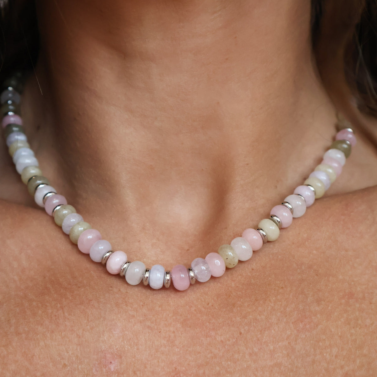 Electric Bead Necklace