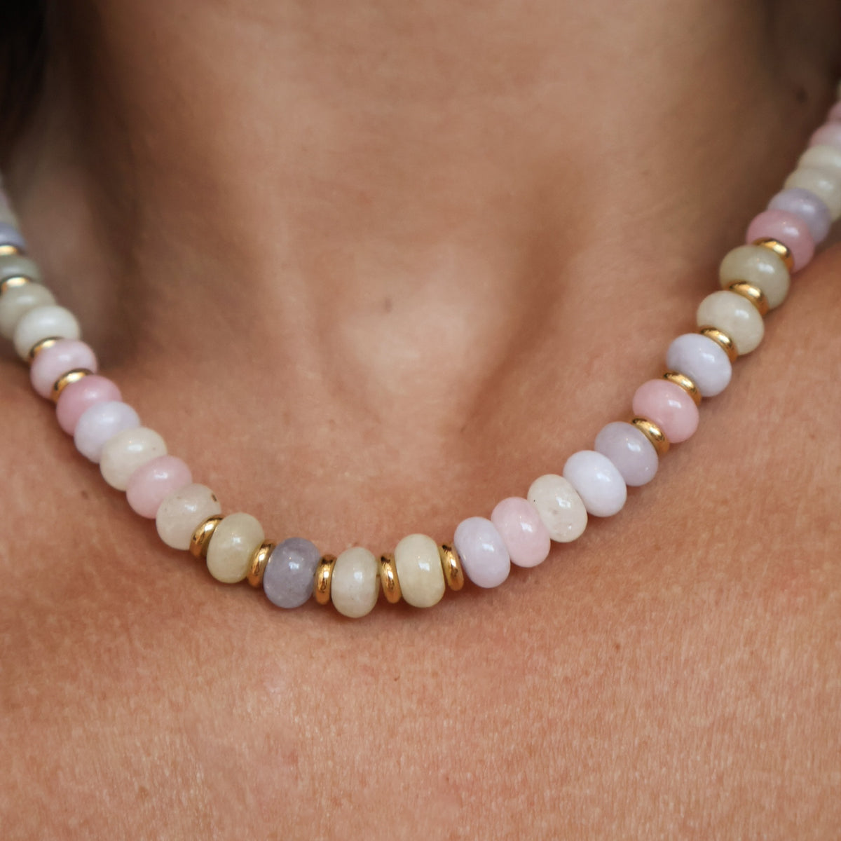 Electric Bead Necklace