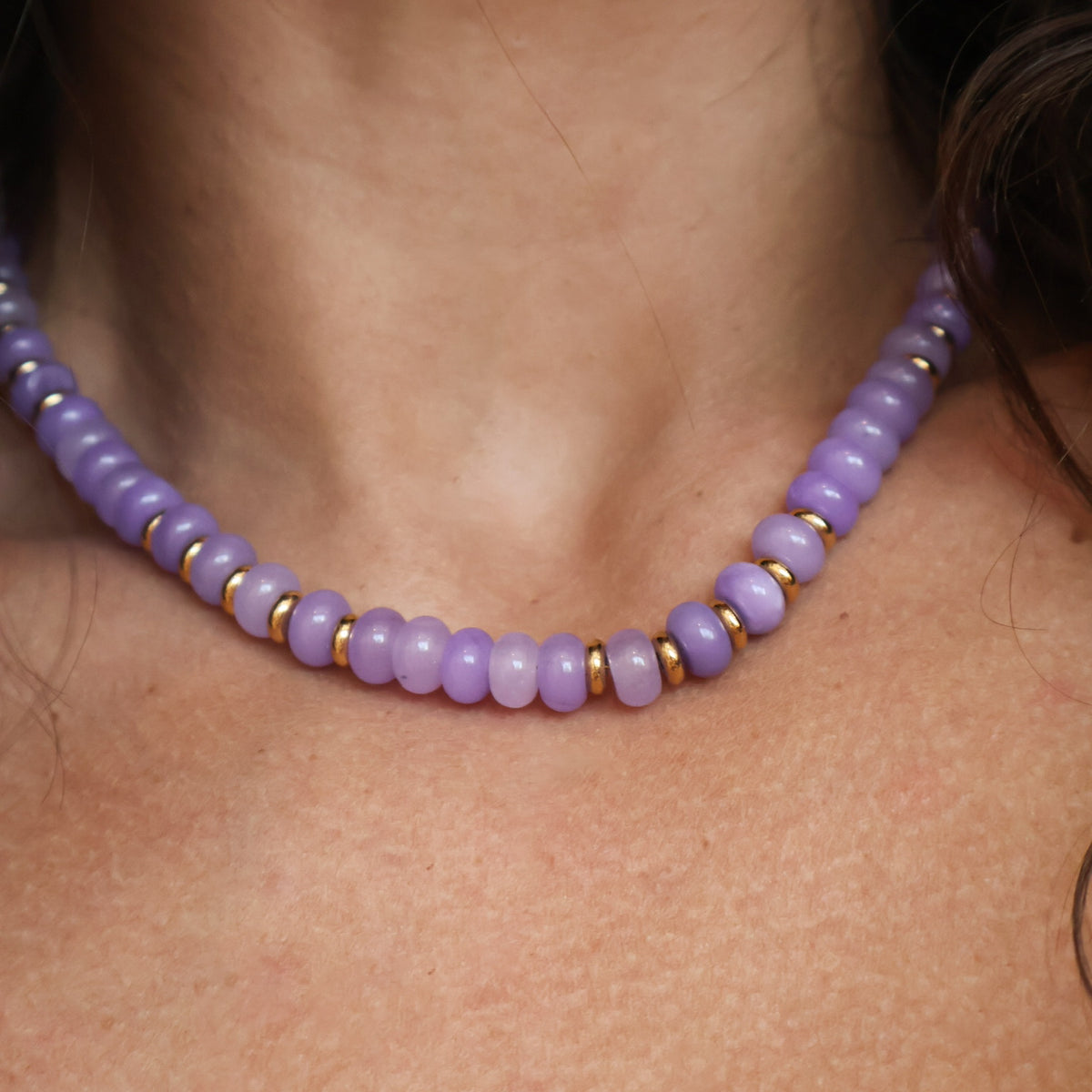 Electric Bead Necklace