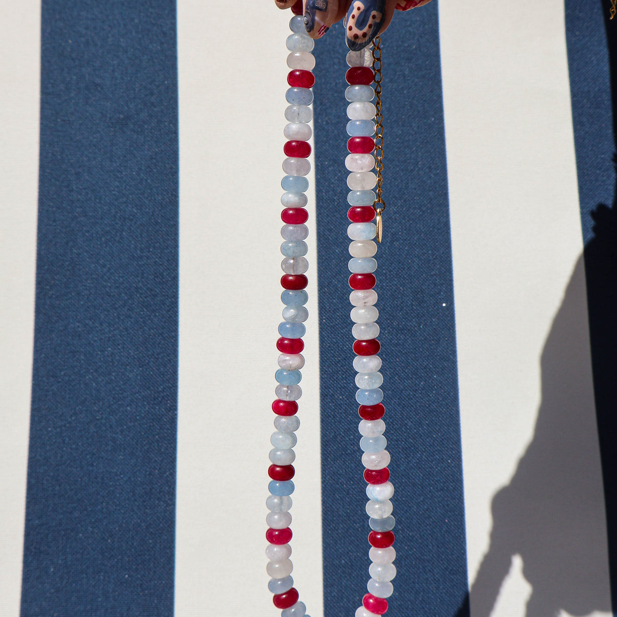 Electric Bead Necklace