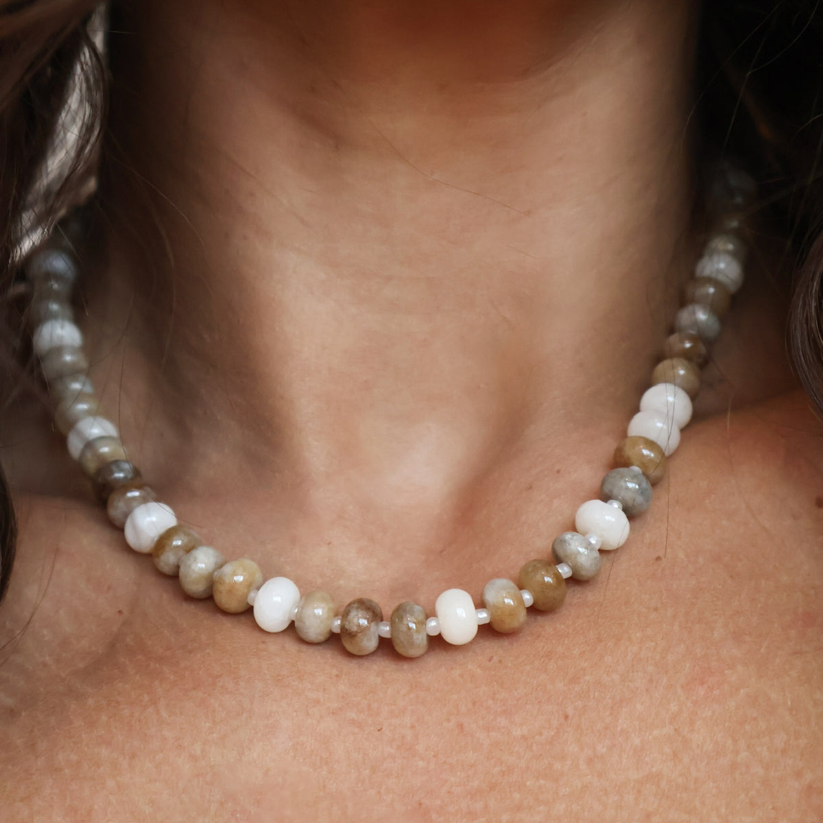Electric Bead Necklace