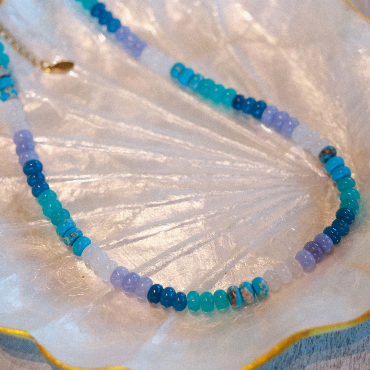 Electric Bead Necklace