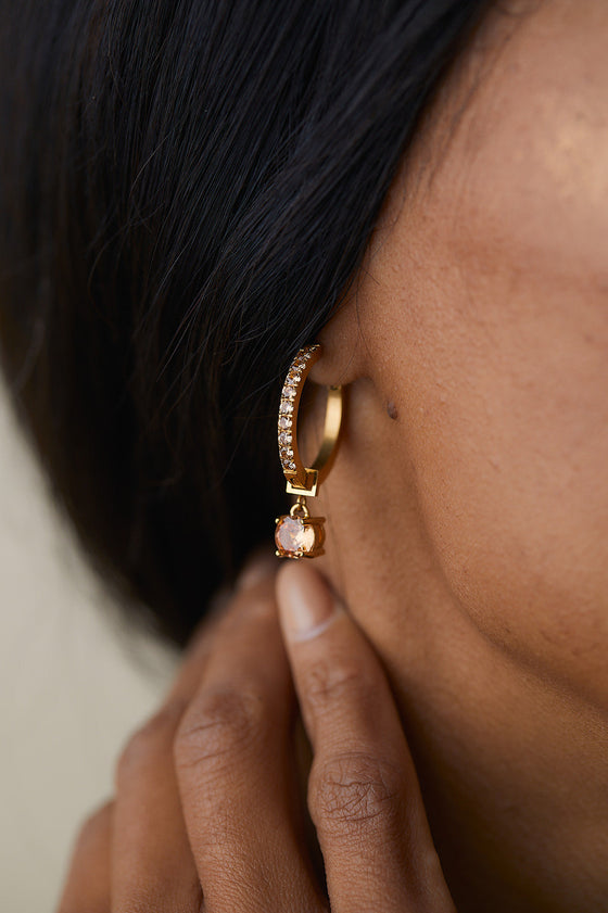 Zaana Champagne Hoops