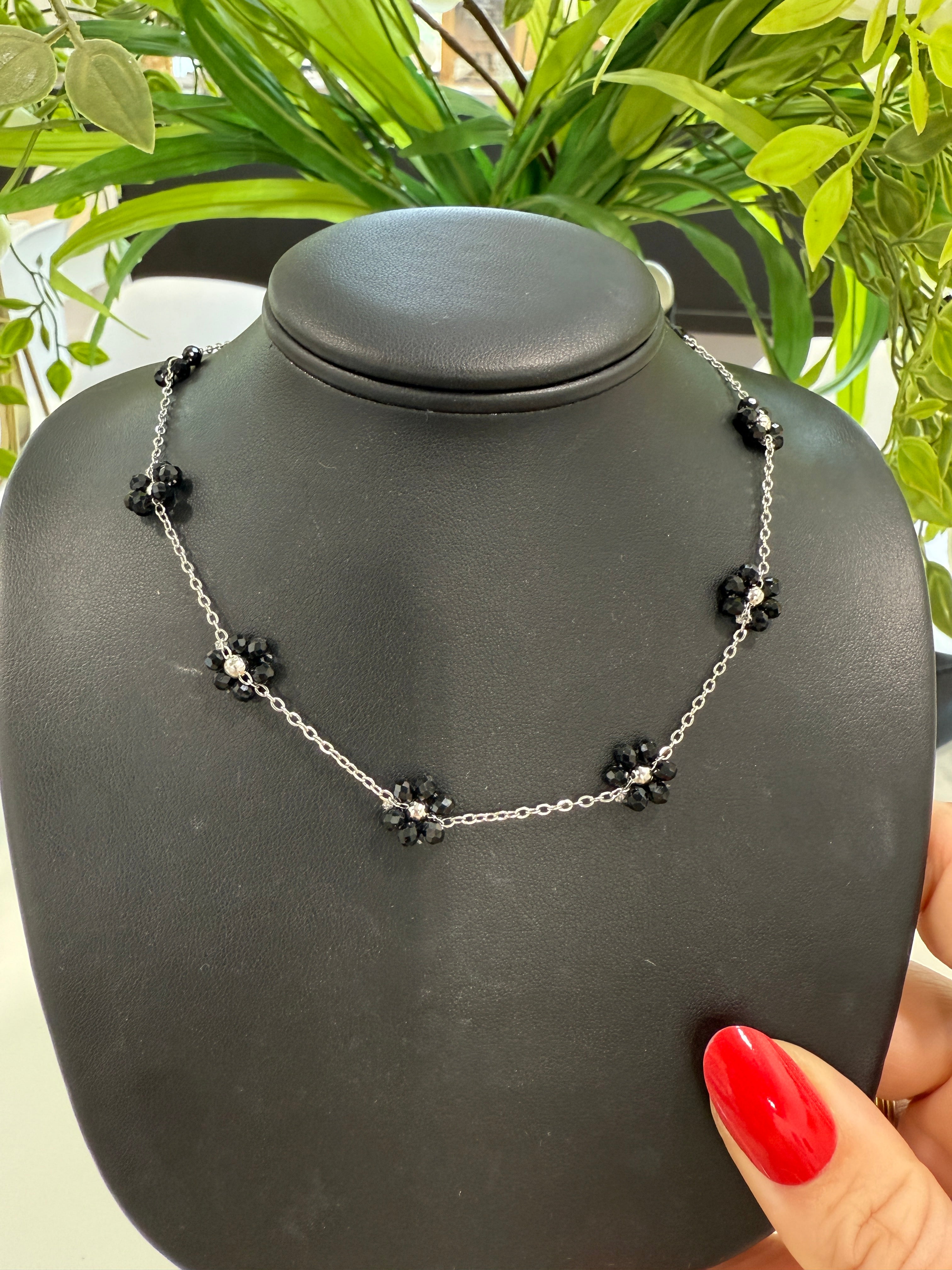 Pranella Cindy Pearl Long Semi-Precious Necklace with Pearl Pendant Pearl/Pink