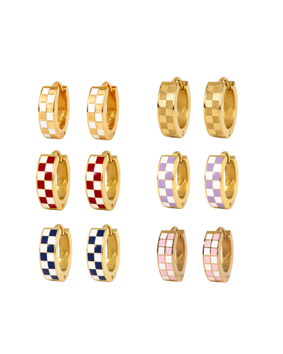 Checkered Hoops