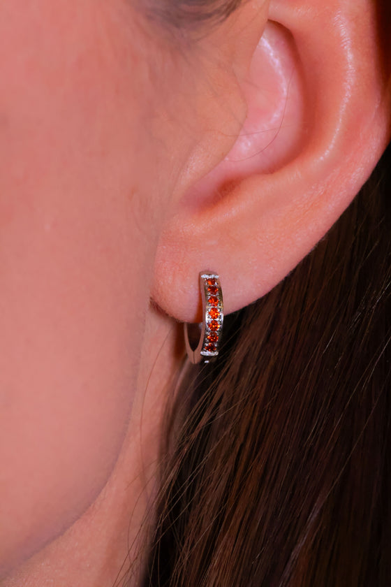 Zaana Multicolor Diamond Mini Hoops