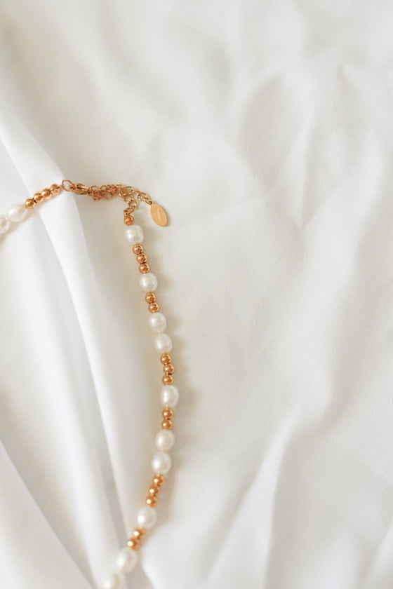 Honey Gold Pearl Necklace