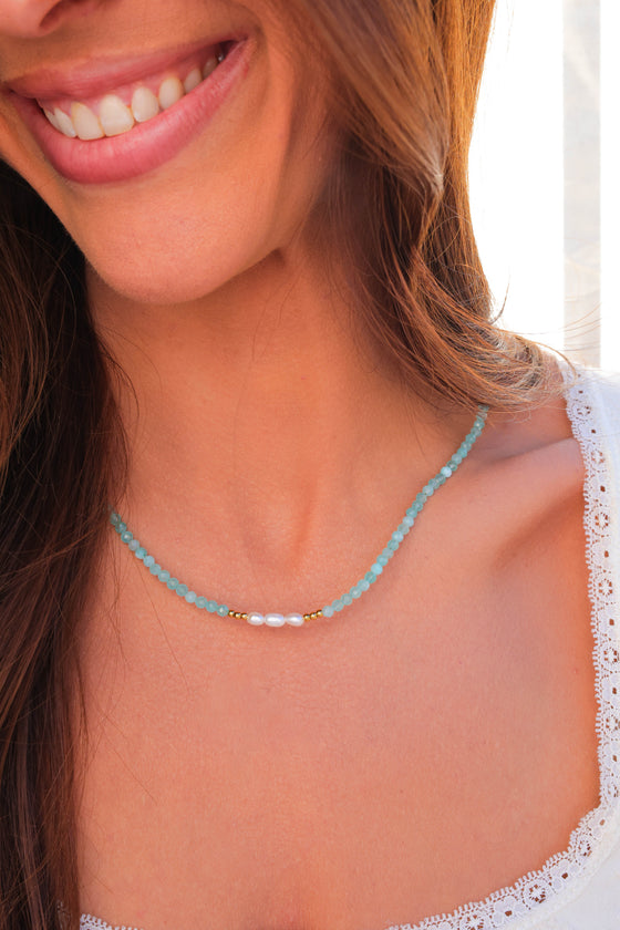 Aqua Radiant Necklace