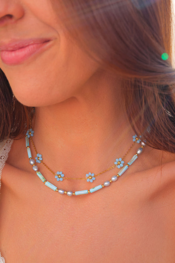 Aqua Marble Necklace