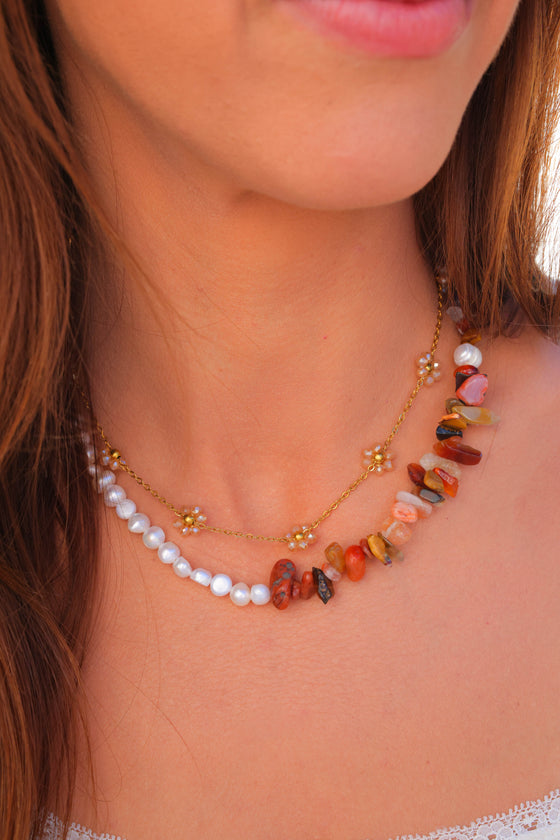 Dreamstone Pearl Necklace