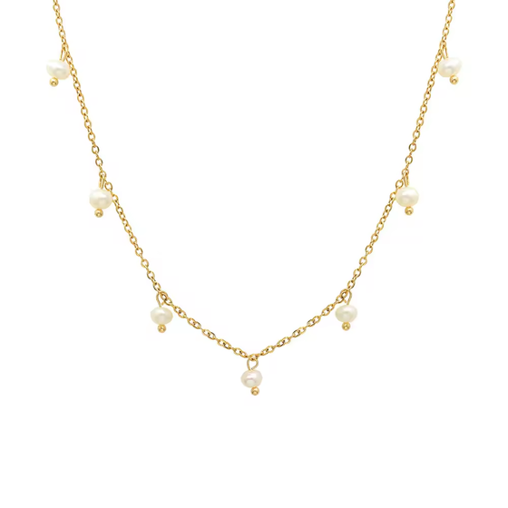 Dripping Pearl Necklace