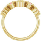 Five-Stone Heart Ring