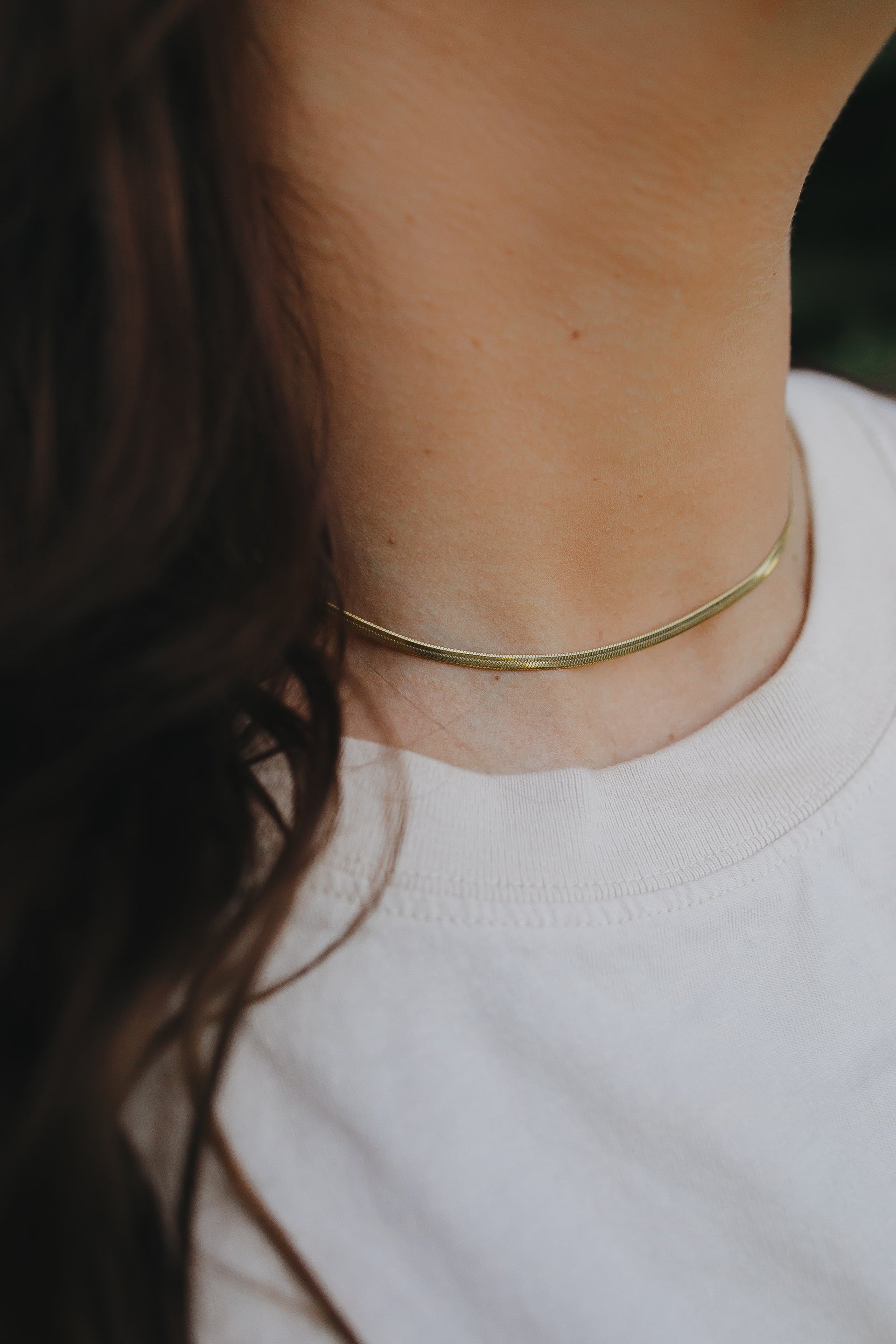 Herringbone Necklace – Zaana Jewelry - Main Image